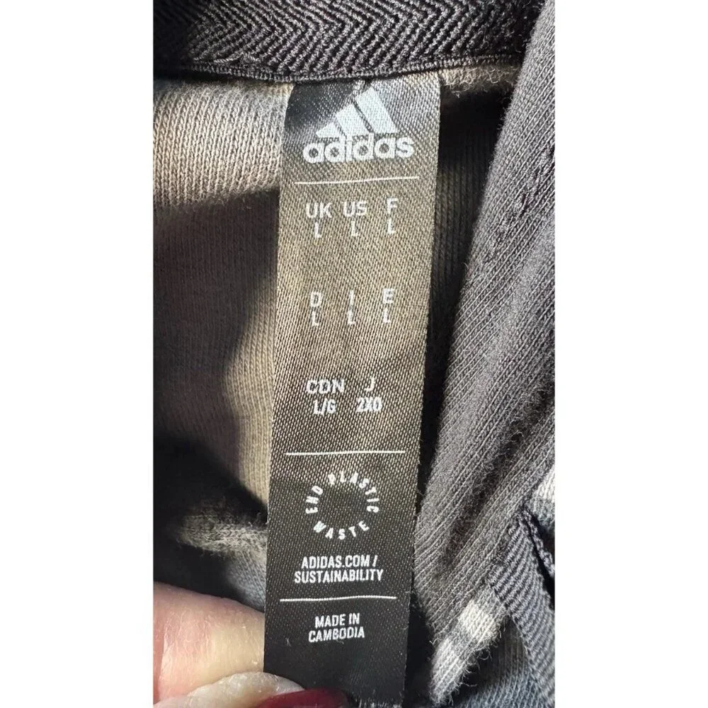Adidas Men's Sz L CNY Chinese New Year All Over Print Black & Gray Hoodie